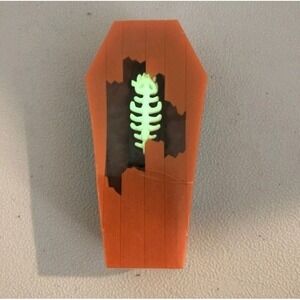 HEXBUG Nano Mutant Zombie Glow In The Dark Orange Coffin DISCONTINUE NEW SEALED